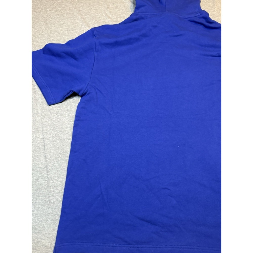 Mitchell & Ness PHILA 76ers Blue Hardwood Classics Short Sleeve Hoodie XL - Picture 14 of 14